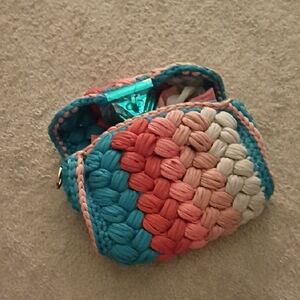 Colorful Woven Clutch